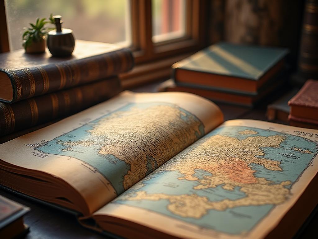 Antika böcker och historiska kartor hos Runik Scrolls